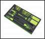 Sealey S01279 Siegen Pry Bar, Hammer & Punch Set with Tool Tray 23pc