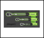 Sealey S01285 Siegen Extendable Ratchet Wrench Set 3pc