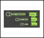 Sealey S01285 Siegen Extendable Ratchet Wrench Set 3pc