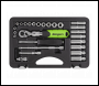 Sealey S01286 Siegen Extendable Ratchet Socket Set 1/4 inch Sq Drive 26pc