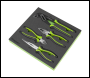 Sealey S01298 Siegen Comfort Grip Pliers Set 4pc