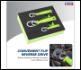 Sealey S01330 Stubby Ratchet Wrench Set 3pc