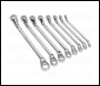 Sealey S0405 Deep Offset Ring Spanner Set 8pc Metric