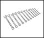 Sealey S0563 Siegen Combination Spanner Set 8-19mm 12pc