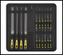 Sealey S05781 Siegen Engineer's & Needle File Set 16pc