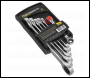 Sealey S0636 Siegen Double End Ratchet Ring Spanner Set 6pc