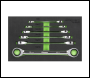 Sealey S0636 Siegen Double End Ratchet Ring Spanner Set 6pc