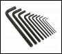 Sealey S0639 Jumbo Hex Key Set 10pc Metric