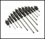 Sealey S0641 Screwdriver Set 12pc Hammer-Thru