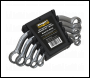 Sealey S0716 Obstruction Spanner Set 5pc Metric