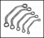 Sealey S0716 Obstruction Spanner Set 5pc Metric