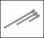 Sealey S0718 Extension Bar Set 3pc 1/4 inch Sq Drive
