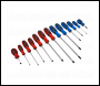 Sealey S0754 Screwdriver Set 13pc Hammer-Thru