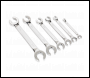 Sealey S0767 Flare Nut Spanner Set 6pc Metric