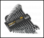 Sealey S0849 Siegen Double Open-End Spanner Set 12pc