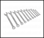 Sealey S0857 Combination Spanner Set 11pc Imperial