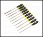 Sealey S0896 Diamond Needle File Set 10pc 100mm