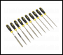 Sealey S0896 Diamond Needle File Set 10pc 100mm