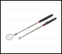 Sealey S0940 Telescopic Magnetic Pick-Up Tool & Inspection Mirror Set 2pc