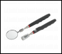 Sealey S0941 Siegen Telescopic Magnetic LED Pick-Up Tool & Inspection Mirror Set 2pc