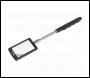 Sealey S0948 Telescopic Inspection Mirror 52 x 83mm with 2 LEDs