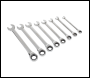 Sealey S0984 Siegen Imperial Combination Ratchet Spanner Set 8pc