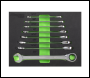 Sealey S0984 Siegen Imperial Combination Ratchet Spanner Set 8pc