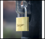 Sealey S0987 Siegen Brass Body Padlock with Brass Cylinder 40mm