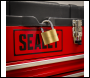 Sealey S0992 Siegen Brass Body Padlock with Brass Cylinder Keyed Alike - Pack of 4 - REFURBISHED - GRADE A