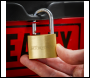 Sealey S0992 Siegen Brass Body Padlock with Brass Cylinder Keyed Alike - Pack of 4 - REFURBISHED - GRADE A