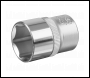 Sealey S1221 Premier Socket 1/2 inch Sq Drive 21mm