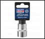 Sealey S1221 Premier Socket 1/2 inch Sq Drive 21mm
