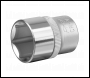 Sealey S1222 Premier Socket 1/2 inch Sq Drive 22mm