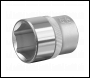 Sealey S1224 Premier Socket 1/2 inch Sq Drive 24mm