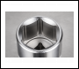 Sealey S1225 Premier Socket 1/2 inch Sq Drive 25mm