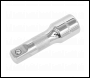 Sealey S12E75 Extension Bar 75mm 1/2 inch Sq Drive