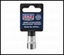 Sealey S1412 Premier Socket 1/4 inch Sq Drive 12mm