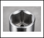 Sealey S3815 Premier Socket 3/8 inch Sq Drive 15mm