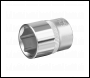 Sealey S3817 Premier Socket 3/8 inch Sq Drive 17mm