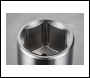 Sealey S3819 Premier Socket 3/8 inch Sq Drive 19mm