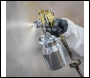 Sealey S701 Workshop Gold Series Suction Feed Spray Gun 1.8mm Set-Up