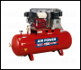 Sealey SA1565 Air Compressor 150L Belt Drive Petrol Engine 6.5hp