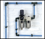Sealey SA206 Air Filter/Regulator/Lubricator Max. Airflow 105cfm