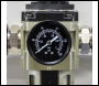 Sealey SA206FRAD Auto Drain Air Filter/Regulator Max. Airflow 140cfm
