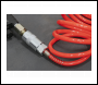 Sealey SA305 PE Coiled Air Hose with Couplings 5m x 5mm