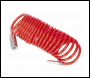 Sealey SA305 PE Coiled Air Hose 5m x Ø5mm with Couplings