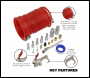 Sealey SA320K Air Blow Gun Kit 19pc