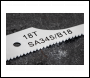 Sealey SA345MIX 74mm HSS Mixed Air Saw Blades - Pack of 15