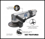 Sealey SA44 Air Angle Grinder 100mm