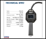 Sealey SA500 Rechargeable Digital Tyre Inflator with Clip-On Connector